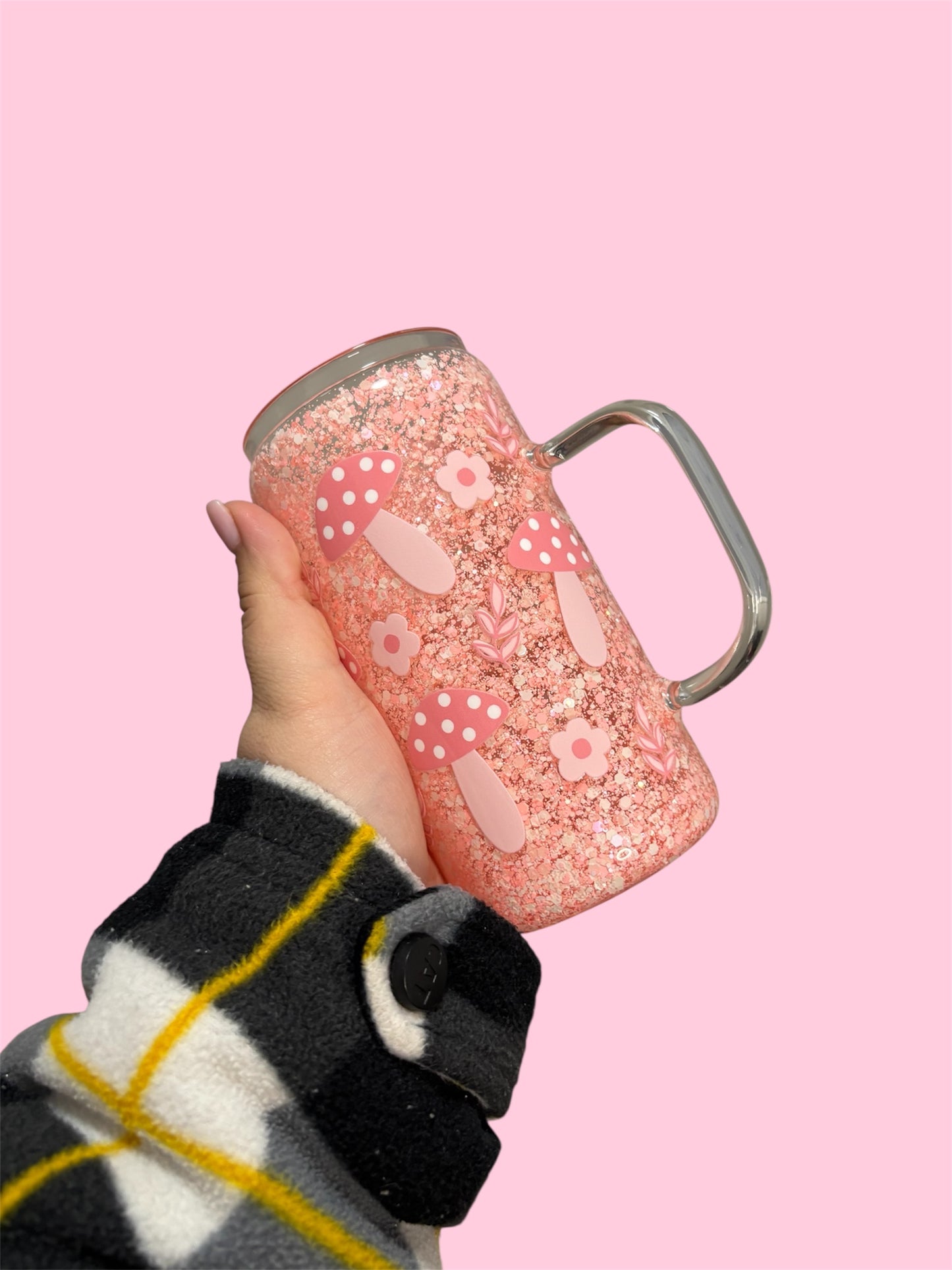 Glass Pre-Made Snowglobe Tumbler