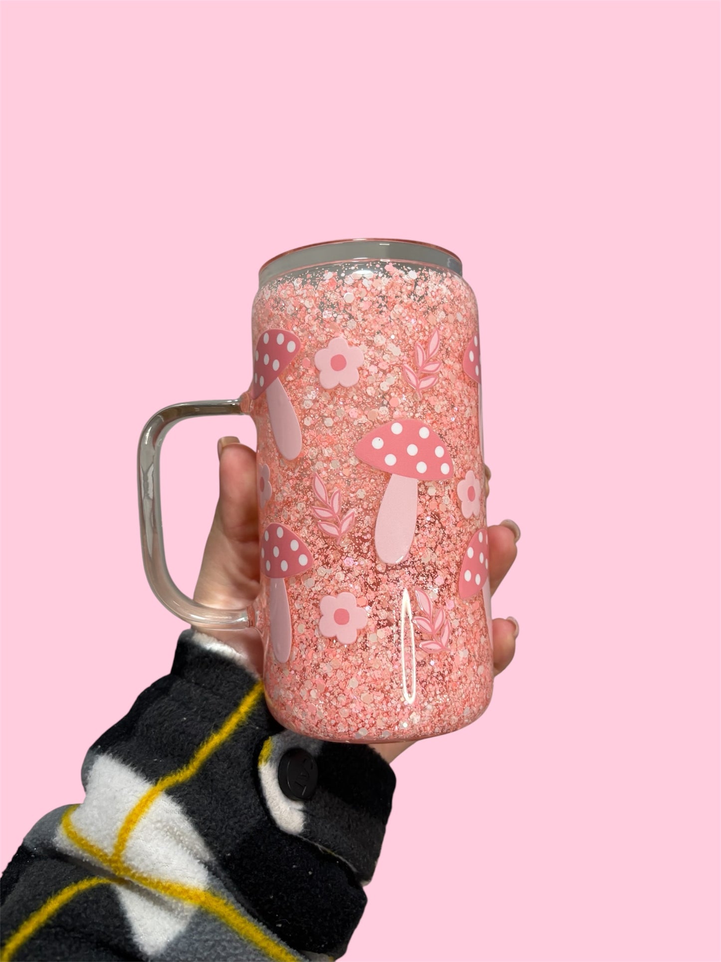 Glass Pre-Made Snowglobe Tumbler