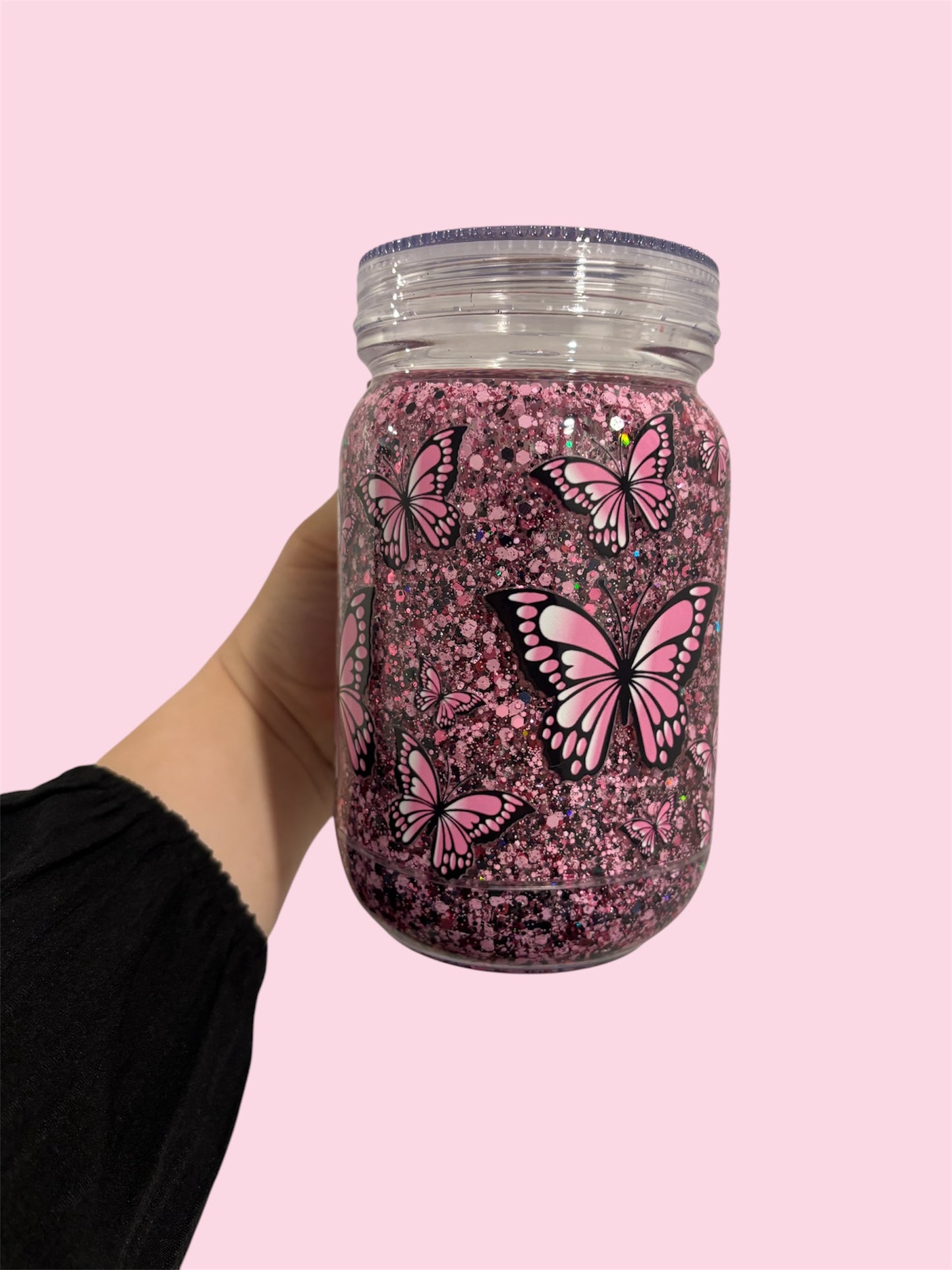 Pre-Made Snowglobe Mason Jar
