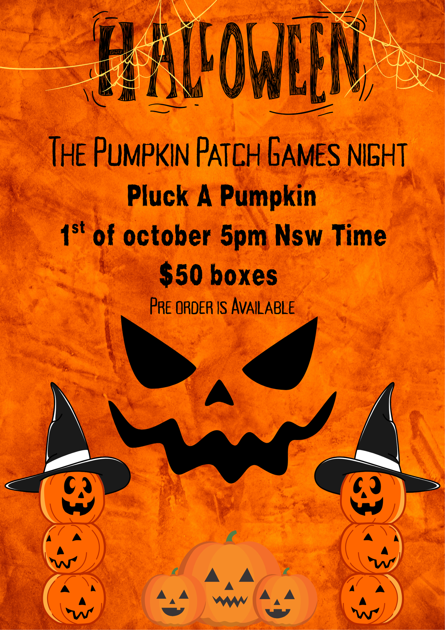 Halloween Games Night