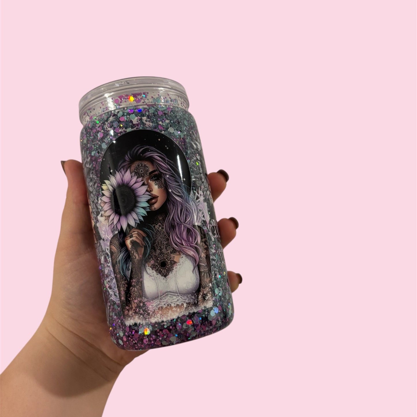 Pre-Made Snowglobe Tumbler