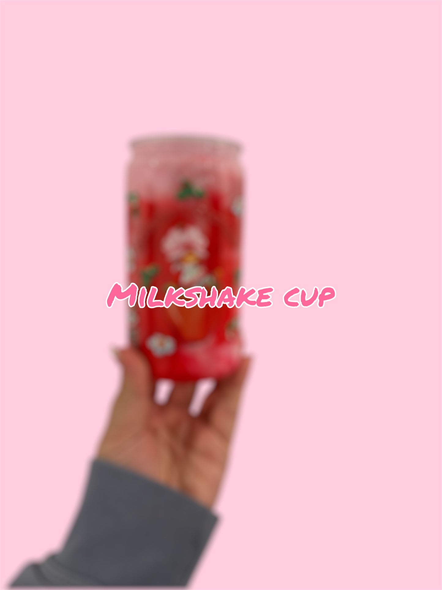 16oz Acrylic Milkshake Tumbler