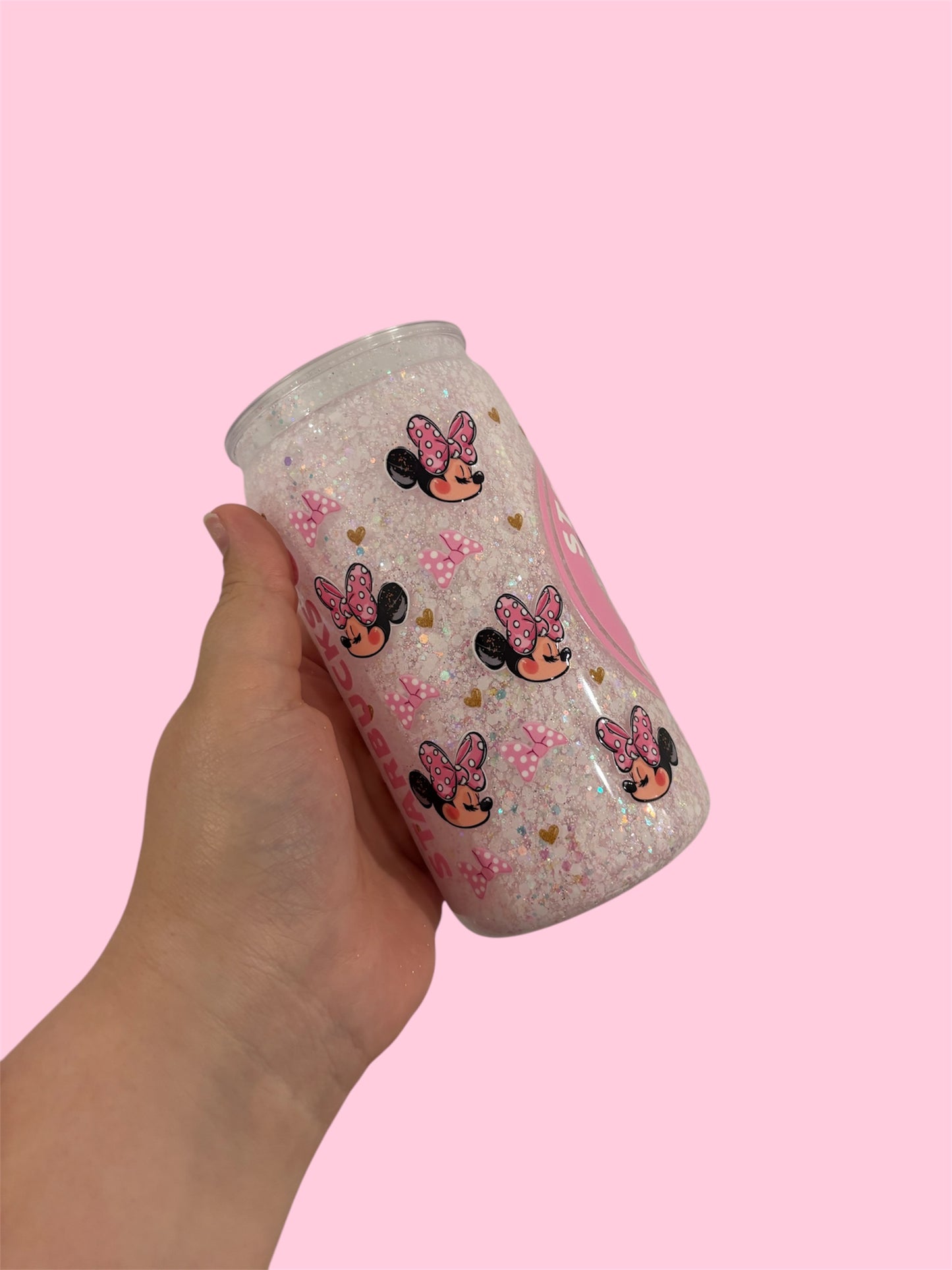 Pre-Made 16oz Snowglobe Tumbler