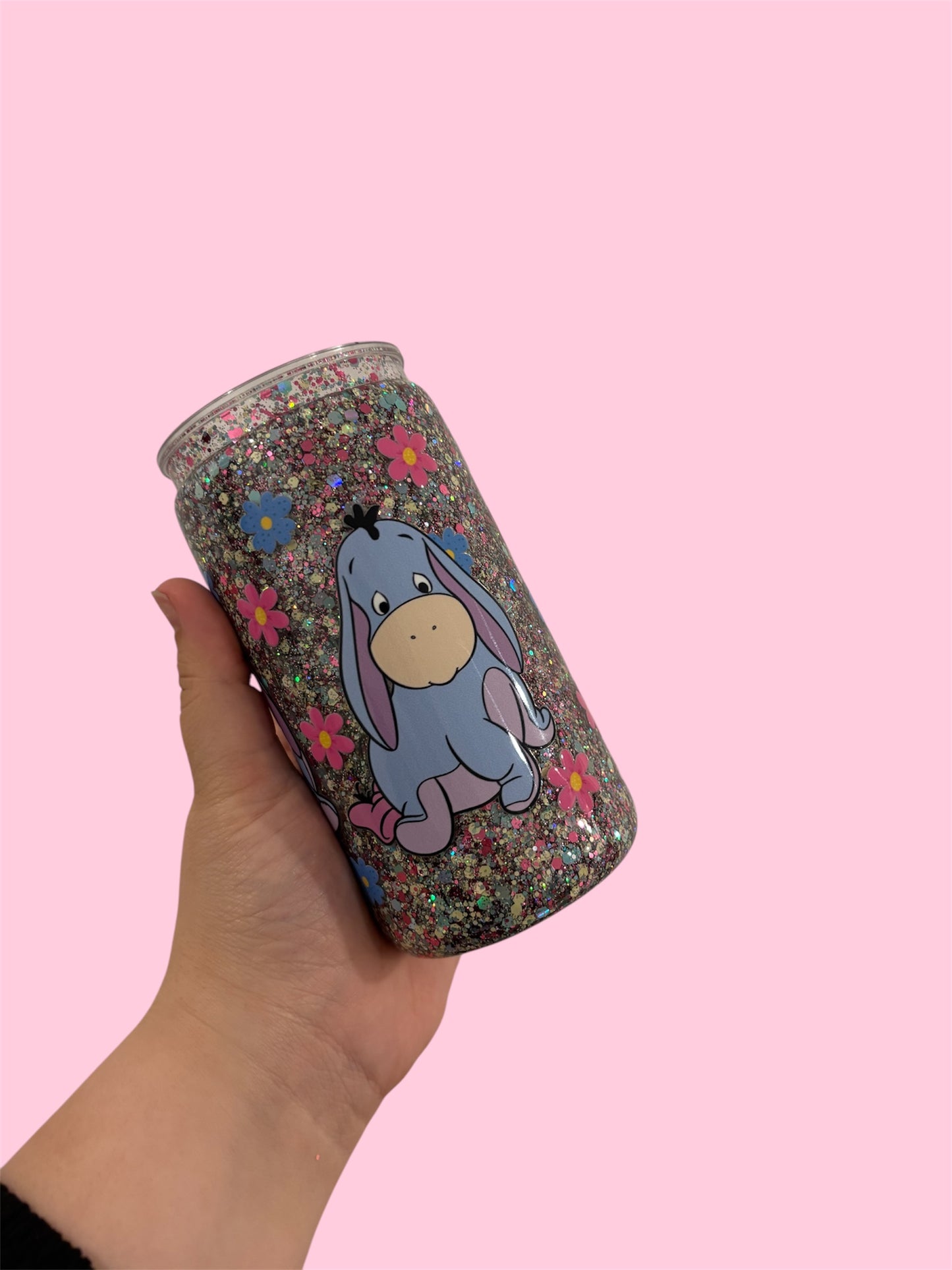 Pre-Made 16oz Snowglobe Tumbler