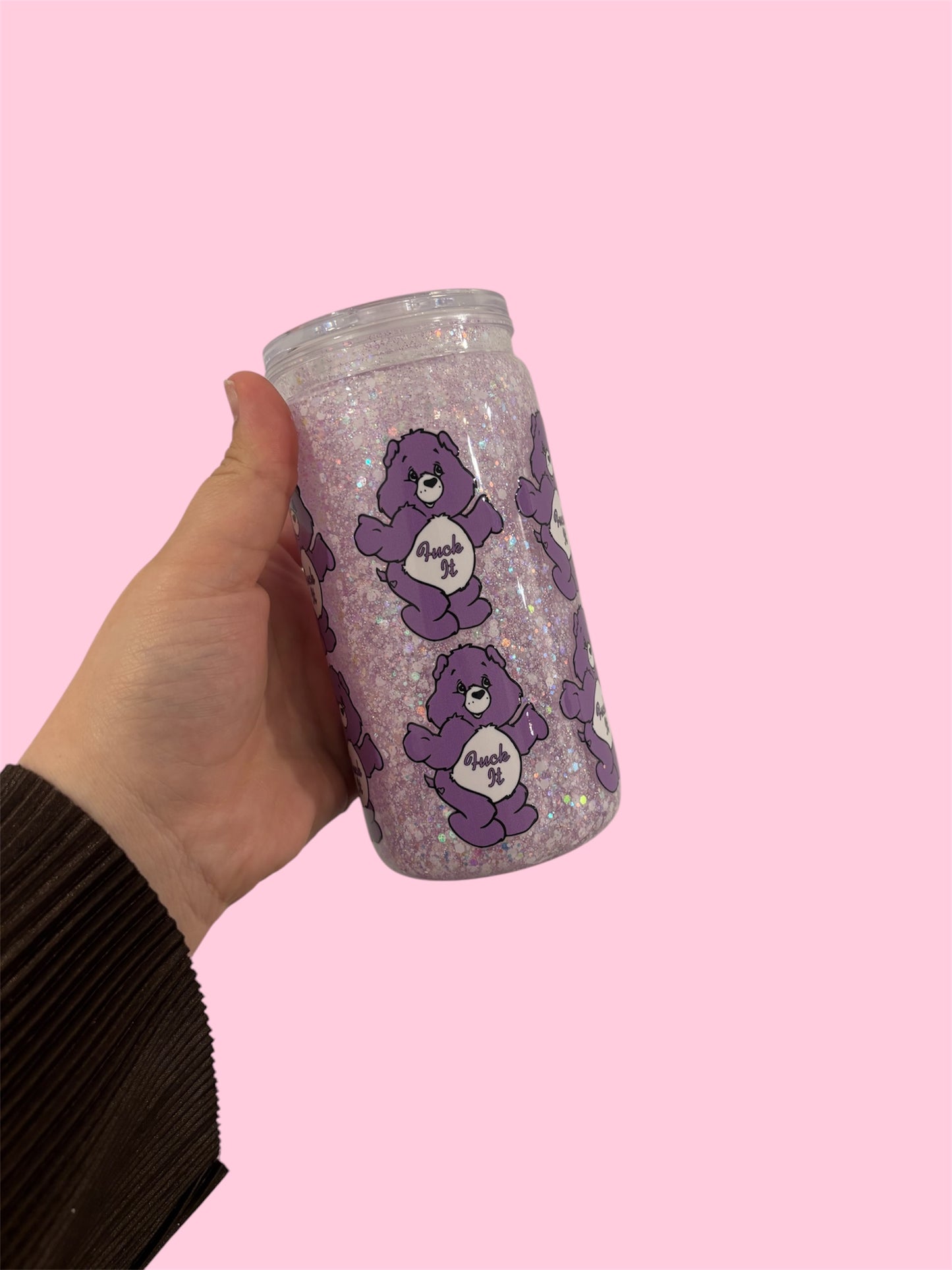 Pre-Made 16oz Snowglobe Tumbler