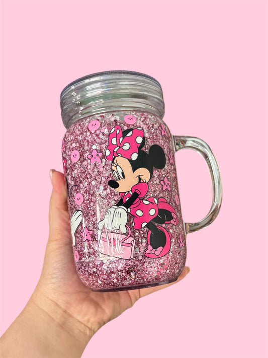 Pre-Made Snowglobe Mason Jar